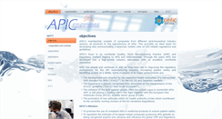 Desktop Screenshot of apic.cefic.org